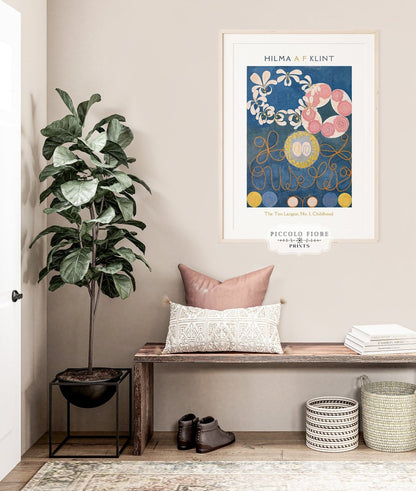 Hilma af Klint The Ten Largest | No. 1, Childhood | P575 - Single Art Prints - Piccolo Fiore Prints