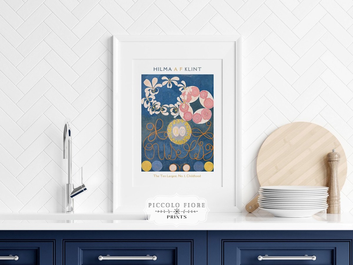 Hilma af Klint The Ten Largest | No. 1, Childhood | P575 - Single Art Prints - Piccolo Fiore Prints