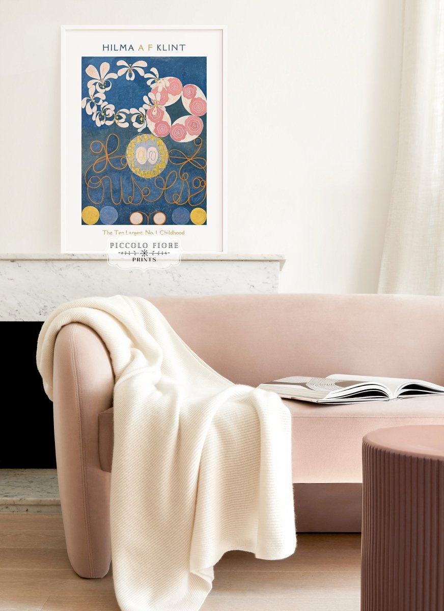 Hilma af Klint The Ten Largest | No. 1, Childhood | P575 - Single Art Prints - Piccolo Fiore Prints