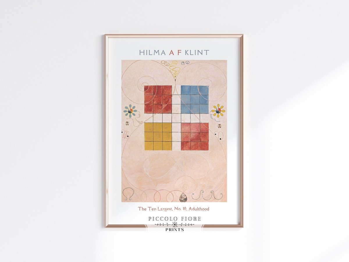 Hilma af Klint The Ten Largest | No. 10, Adulthood | P943 - Single Art Prints - Piccolo Fiore Prints