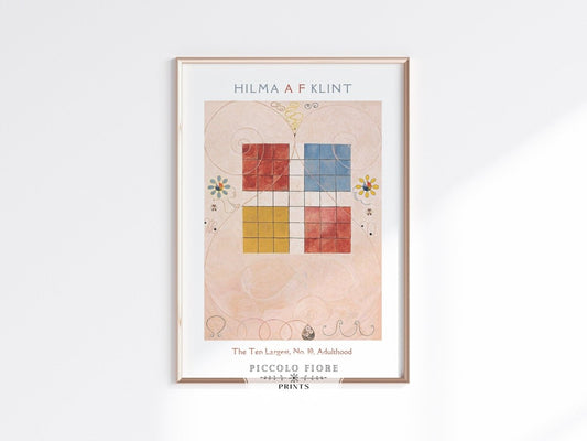 Hilma af Klint The Ten Largest | No. 10, Adulthood | P943 - Single Art Prints - Piccolo Fiore Prints