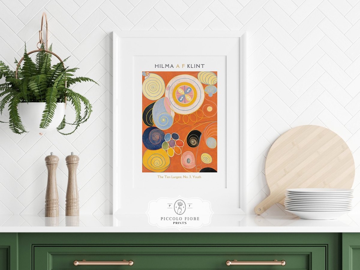 Hilma af Klint The Ten Largest | No. 3, Youth | P577 - Single Art Prints - Piccolo Fiore Prints