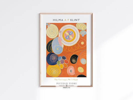 Hilma af Klint The Ten Largest | No. 3, Youth | P577 - Single Art Prints - Piccolo Fiore Prints