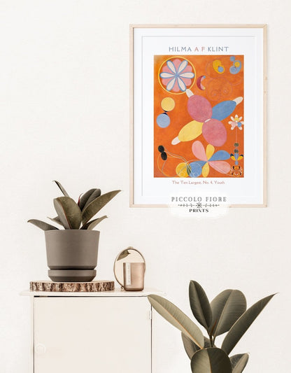 Hilma af Klint The Ten Largest | No. 4, Youth | P578 - Single Art Prints - Piccolo Fiore Prints
