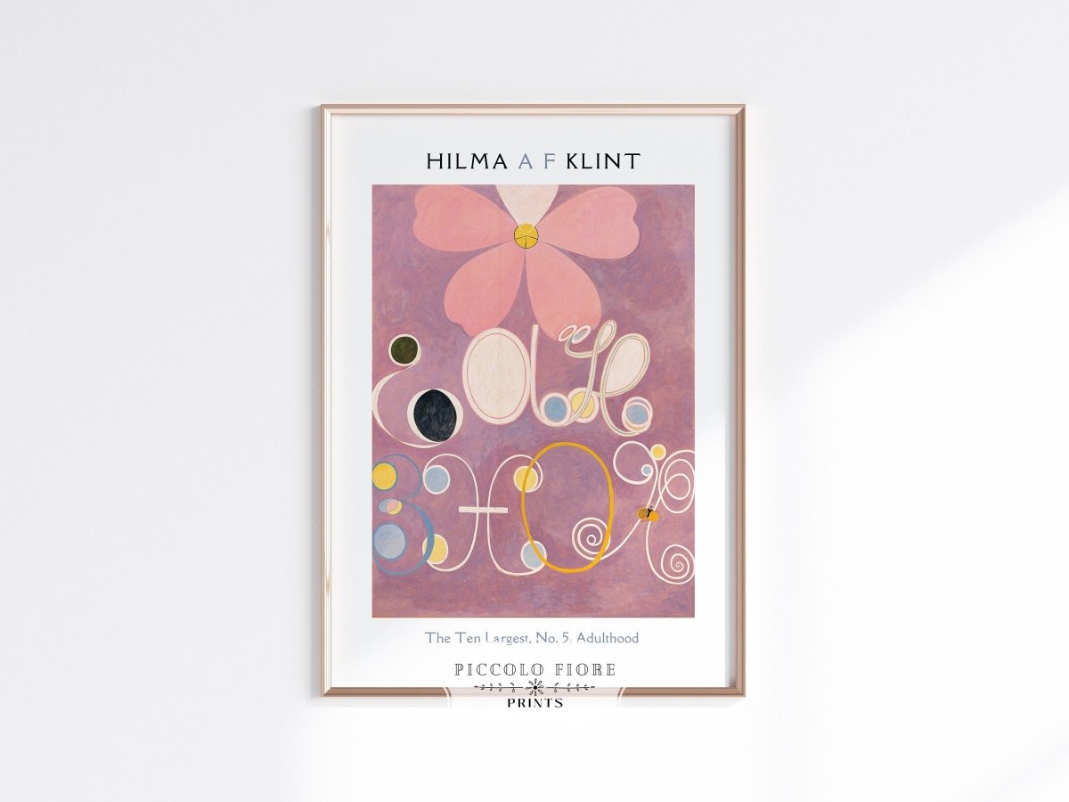 Hilma af Klint The Ten Largest | No. 5, Adulthood | P579 - Single Art Prints - Piccolo Fiore Prints