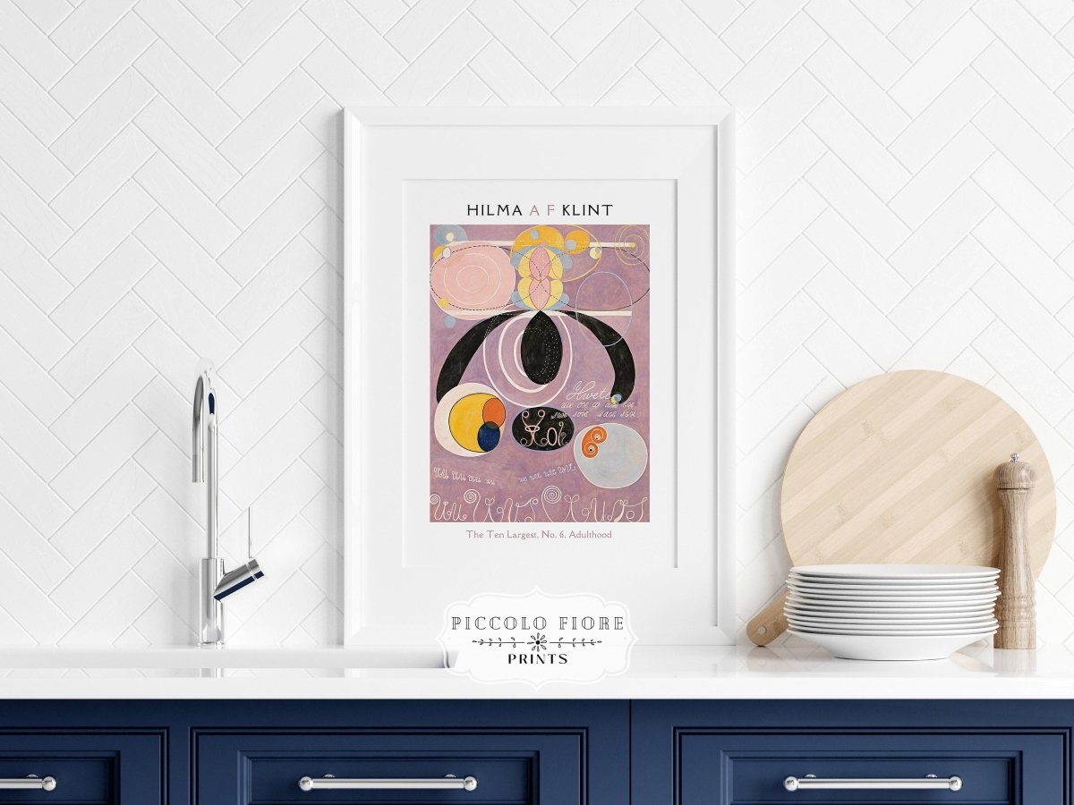 Hilma af Klint The Ten Largest | No. 6, Adulthood | P580 - Single Art Prints - Piccolo Fiore Prints