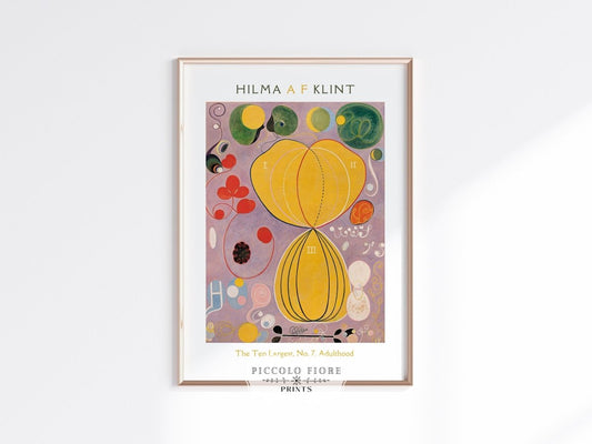 Hilma af Klint The Ten Largest | No. 7, Adulthood | P581 - Single Art Prints - Piccolo Fiore Prints