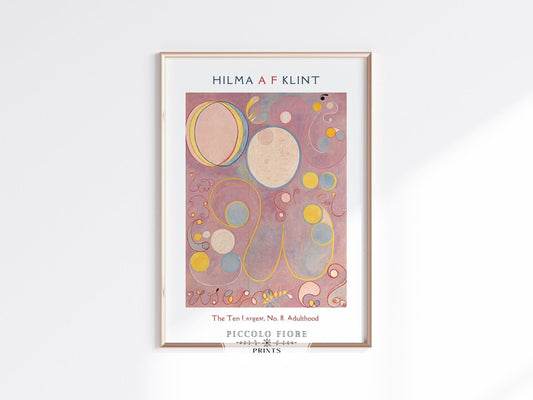 Hilma af Klint The Ten Largest | No. 8, Adulthood | P582 - Single Art Prints - Piccolo Fiore Prints