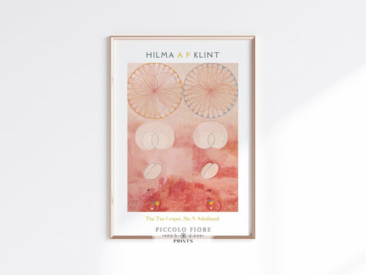 Hilma af Klint The Ten Largest | No. 9, Adulthood | P583 - Single Art Prints - Piccolo Fiore Prints