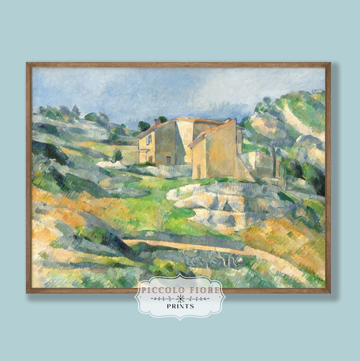 Houses in Provence | P16 - Single Art Prints - Piccolo Fiore Prints