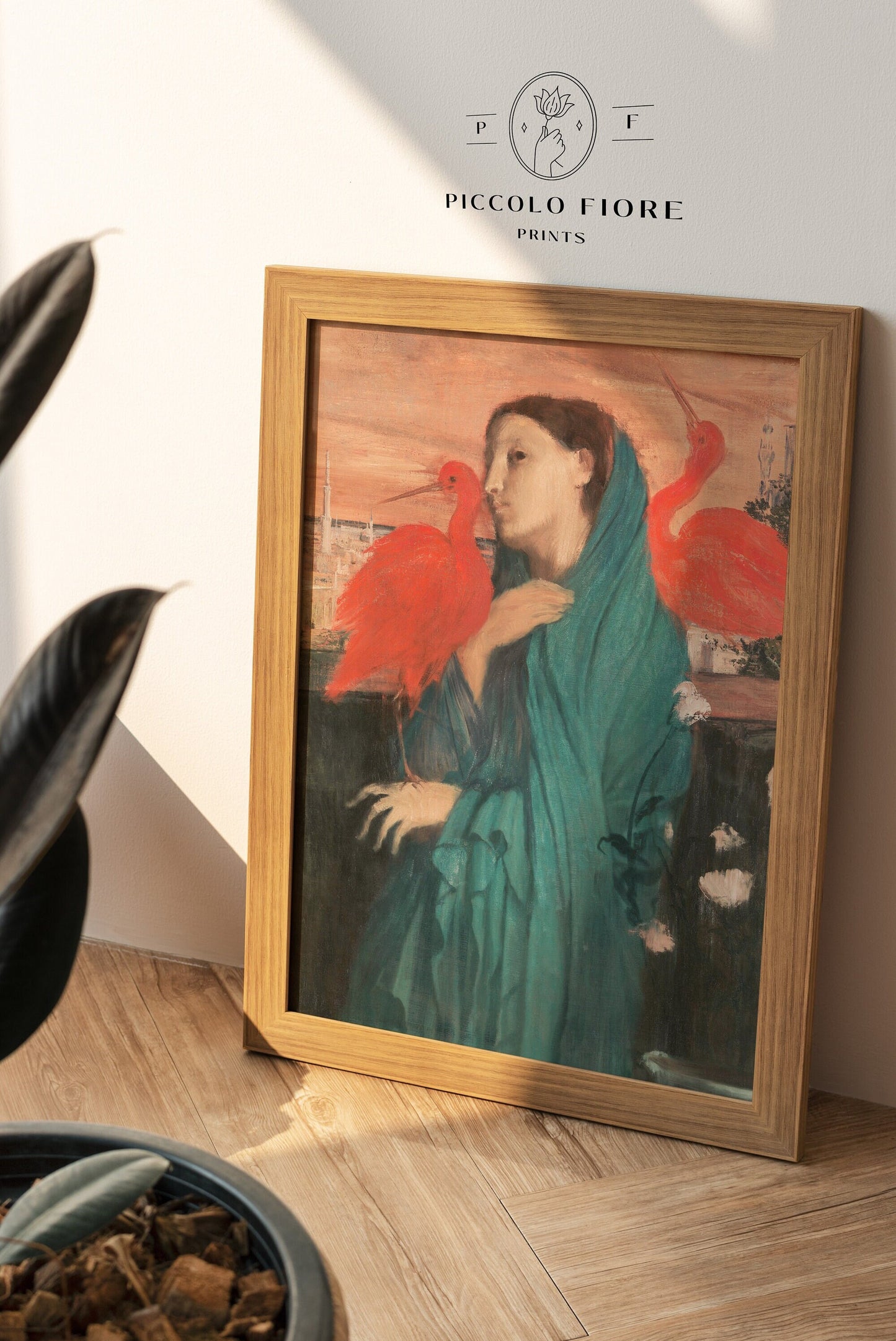 Young Woman with Ibis | P309