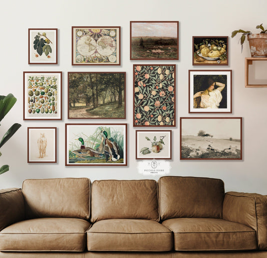 Natural Country Life | Gallery Wall Set | 12 Prints | S12-4