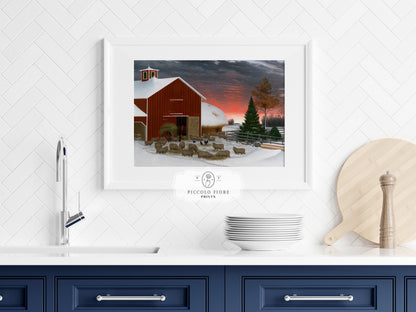 Barnyard in Winter | P240
