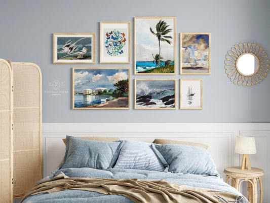 Tropical Coastline | Gallery Wall Set | 7 Prints | M7-4