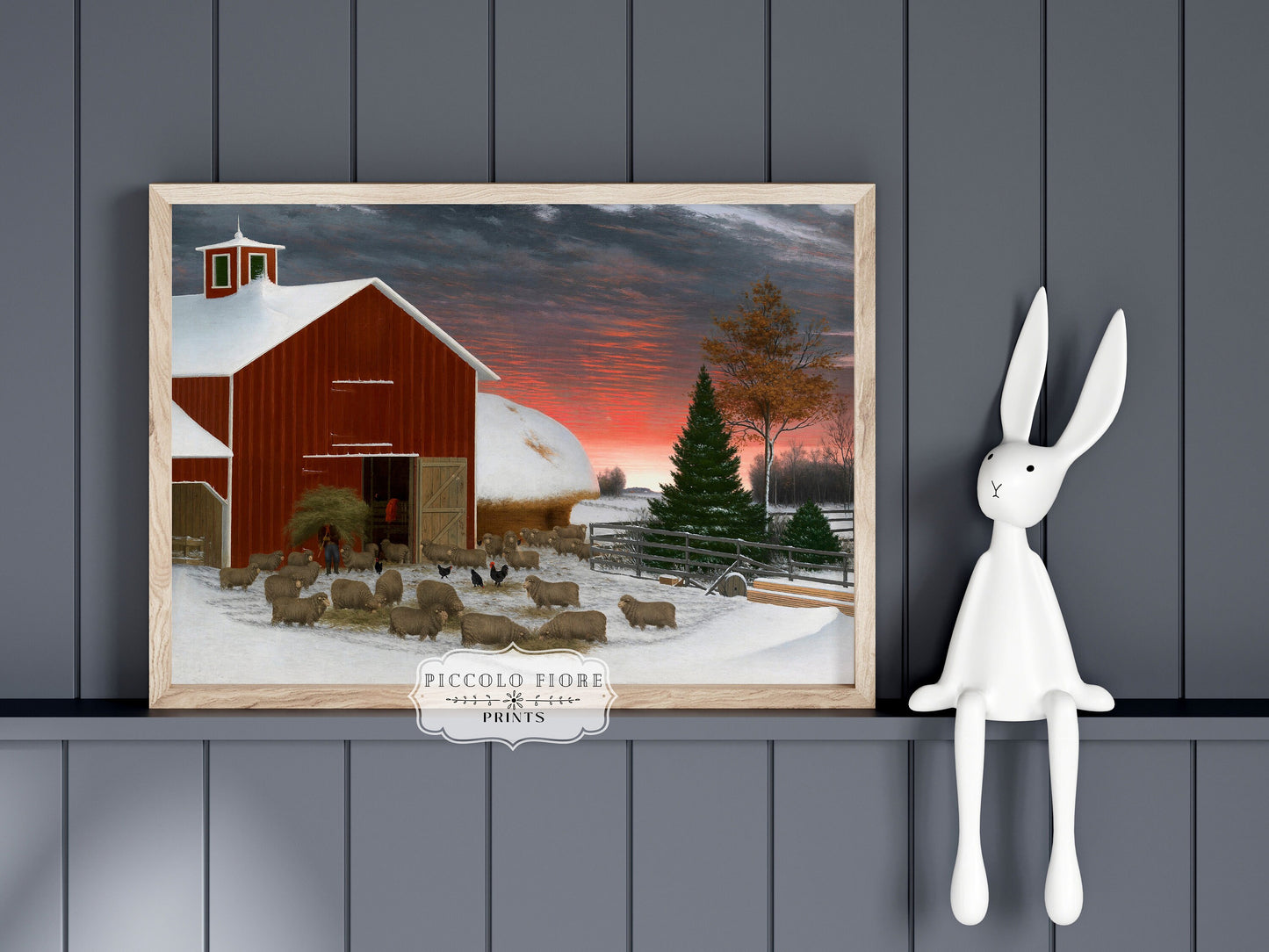 Barnyard in Winter | P240