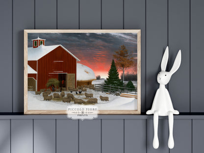 Barnyard in Winter | P240