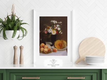 Still Life with Pumpkin, Flowers and Fruit | P474