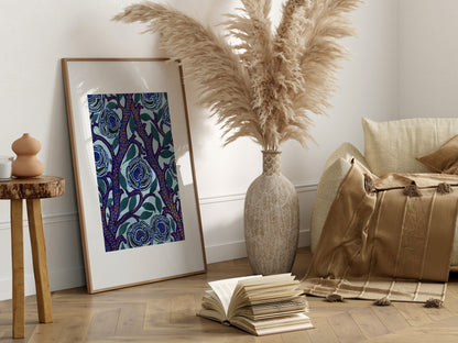 Art Deco Oriental Stencil Print | P210