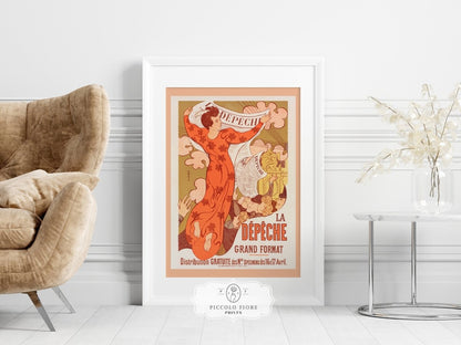 La Dépêche de Toulouse | P690 - Single Art Prints - Piccolo Fiore Prints
