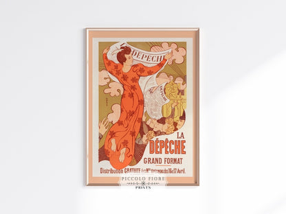 La Dépêche de Toulouse | P690 - Single Art Prints - Piccolo Fiore Prints