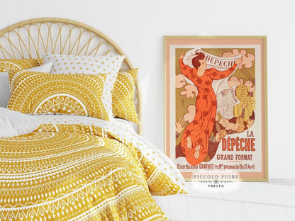 La Dépêche de Toulouse | P690 - Single Art Prints - Piccolo Fiore Prints