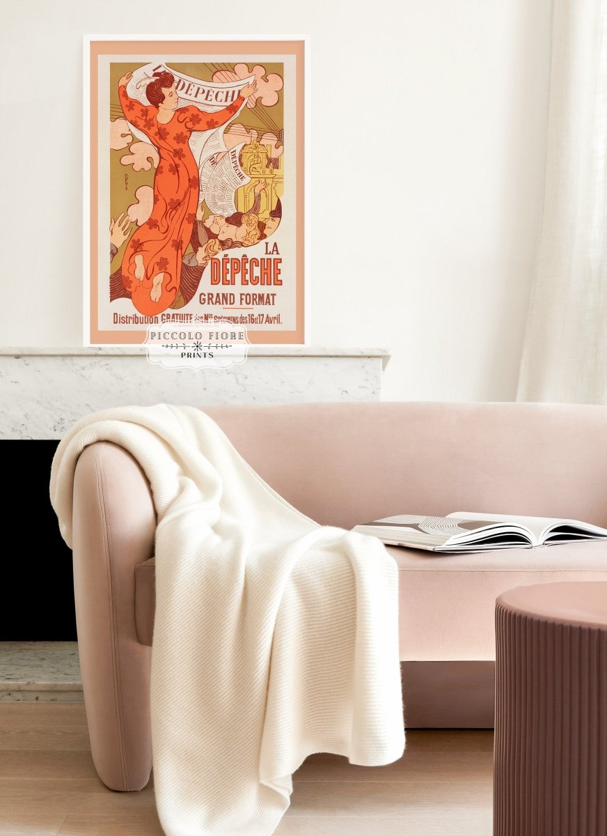 La Dépêche de Toulouse | P690 - Single Art Prints - Piccolo Fiore Prints