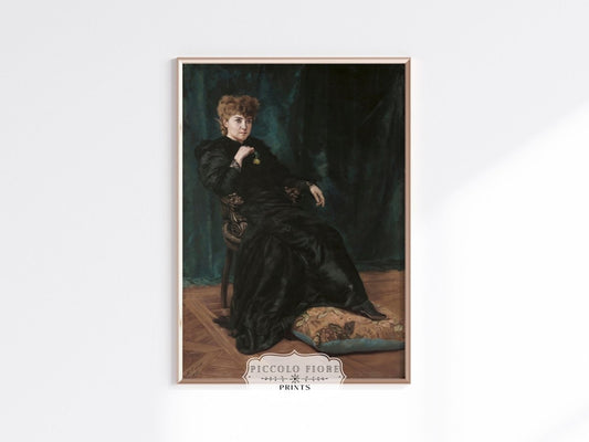 Lady in Black | P380 - Single Art Prints - Piccolo Fiore Prints