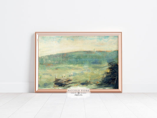 Landscape at Saint - Ouen | P36 - Single Art Prints - Piccolo Fiore Prints