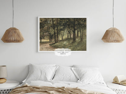 Landscape with Trees | P395 - Single Art Prints - Piccolo Fiore Prints