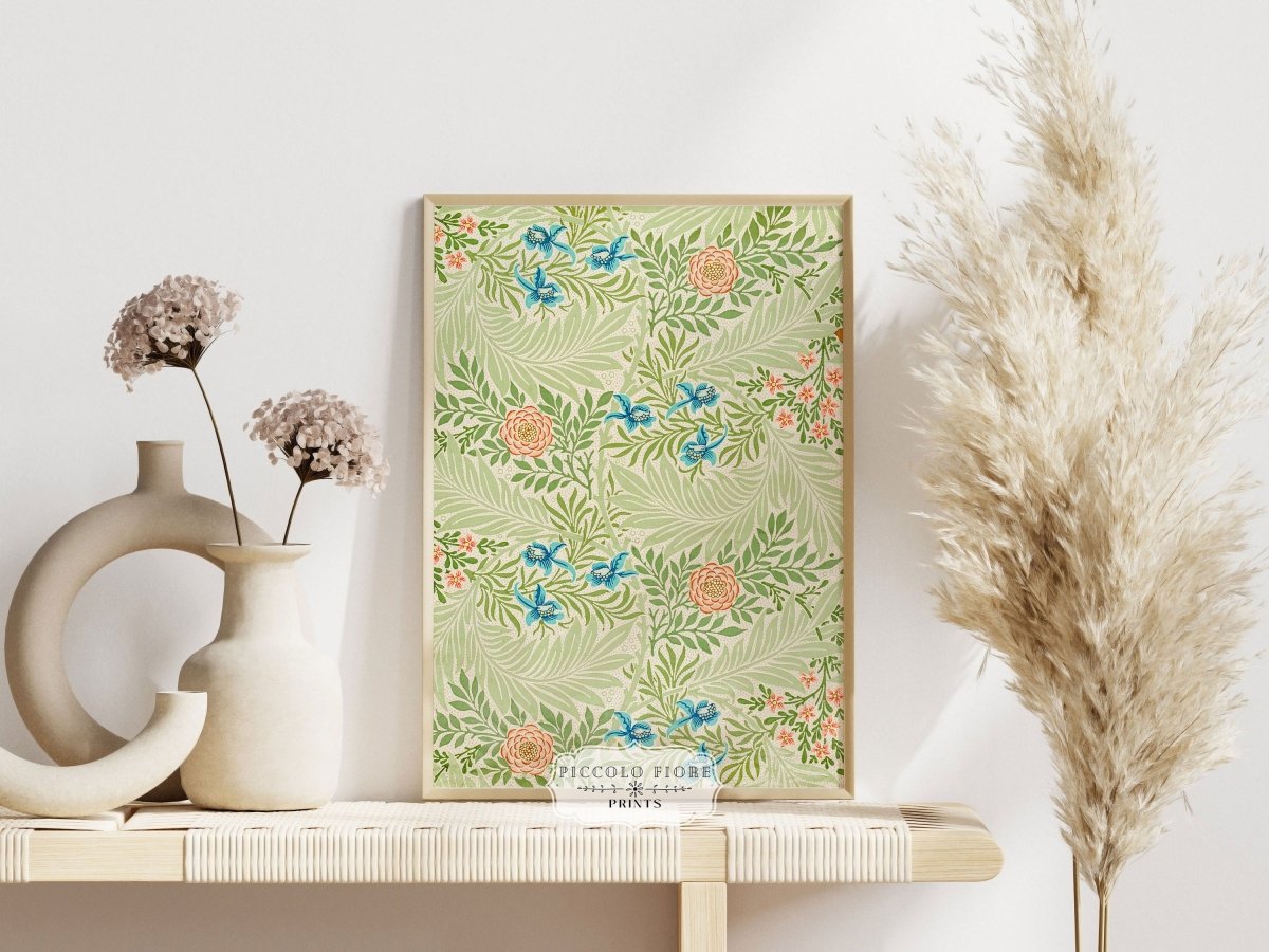 Larkspur | William Morris | P261 - Single Art Prints - Piccolo Fiore Prints
