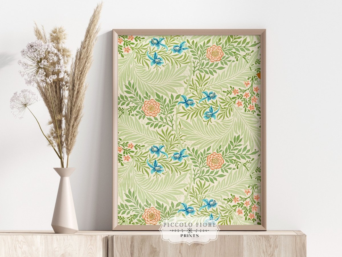 Larkspur | William Morris | P261 - Single Art Prints - Piccolo Fiore Prints