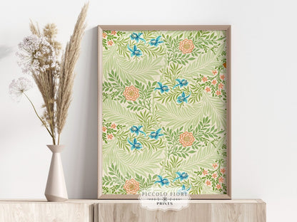 Larkspur | William Morris | P261 - Single Art Prints - Piccolo Fiore Prints