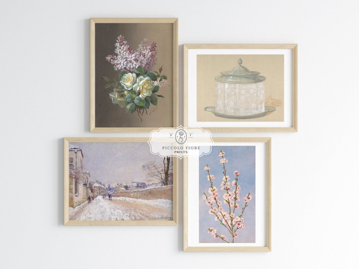 Lilac Eclectic | Gallery Wall Set | 4 Prints | S7 - 1.2 - Gallery Wall Set - Piccolo Fiore Prints