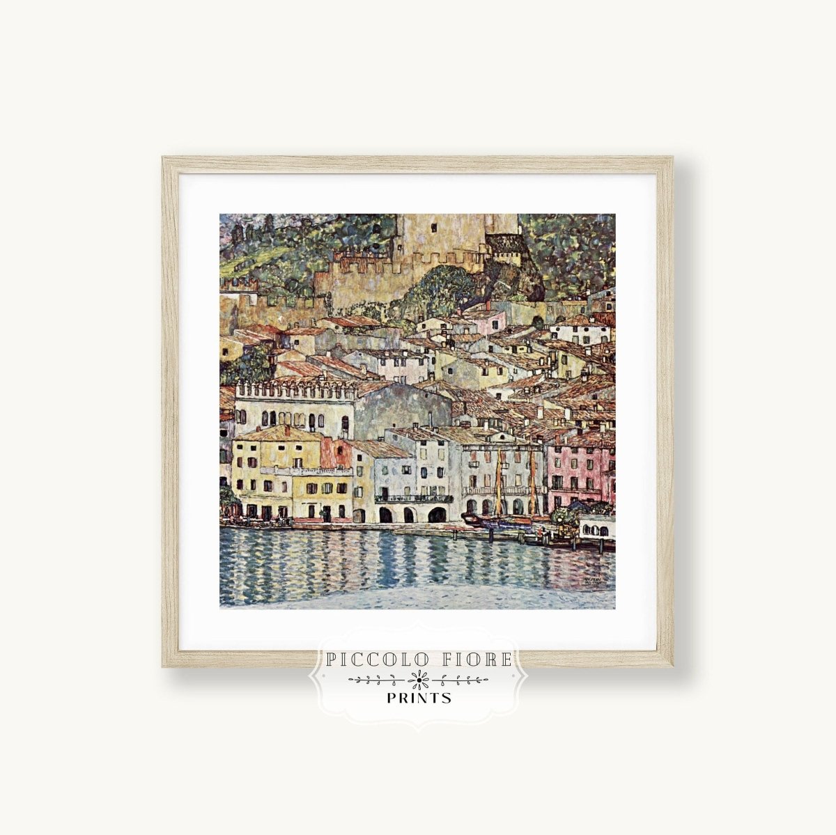 Malcesine am Gardasee | P167 - Single Square Art Prints - Piccolo Fiore Prints