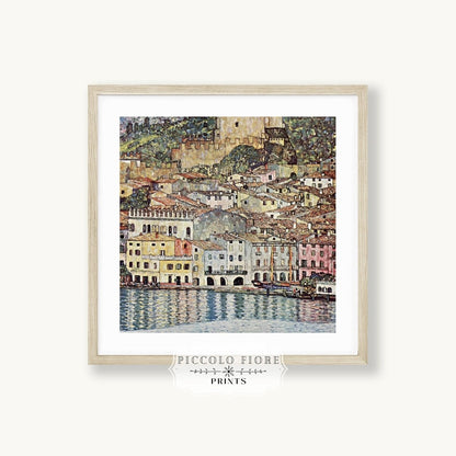Malcesine am Gardasee | P167 - Single Square Art Prints - Piccolo Fiore Prints