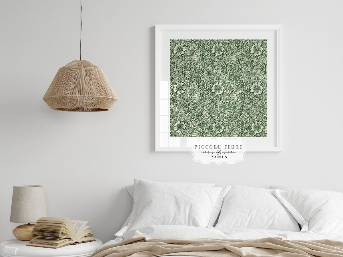 Marigold | William Morris | P348 - Single Square Art Prints - Piccolo Fiore Prints
