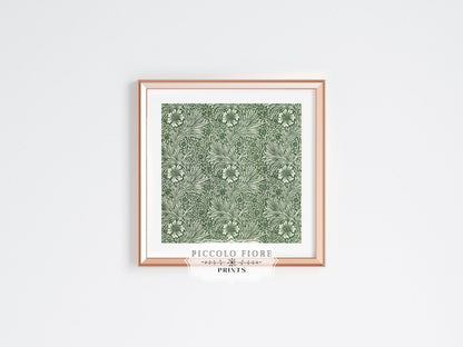 Marigold | William Morris | P348 - Single Square Art Prints - Piccolo Fiore Prints