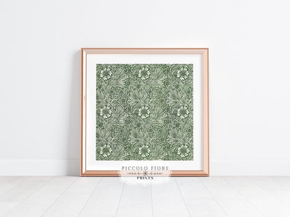 Marigold | William Morris | P348 - Single Square Art Prints - Piccolo Fiore Prints