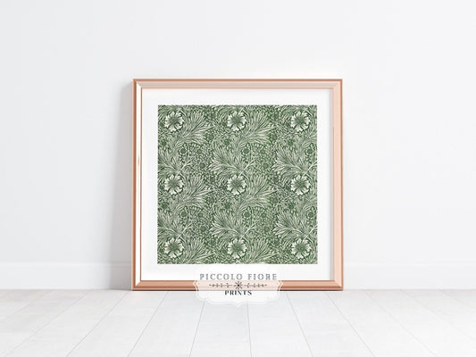 Marigold | William Morris | P348 - Single Square Art Prints - Piccolo Fiore Prints