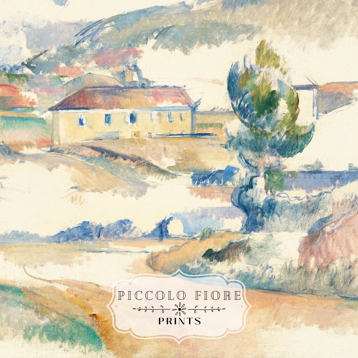 Montagne Sainte - Victoire | P94 - Single Art Prints - Piccolo Fiore Prints
