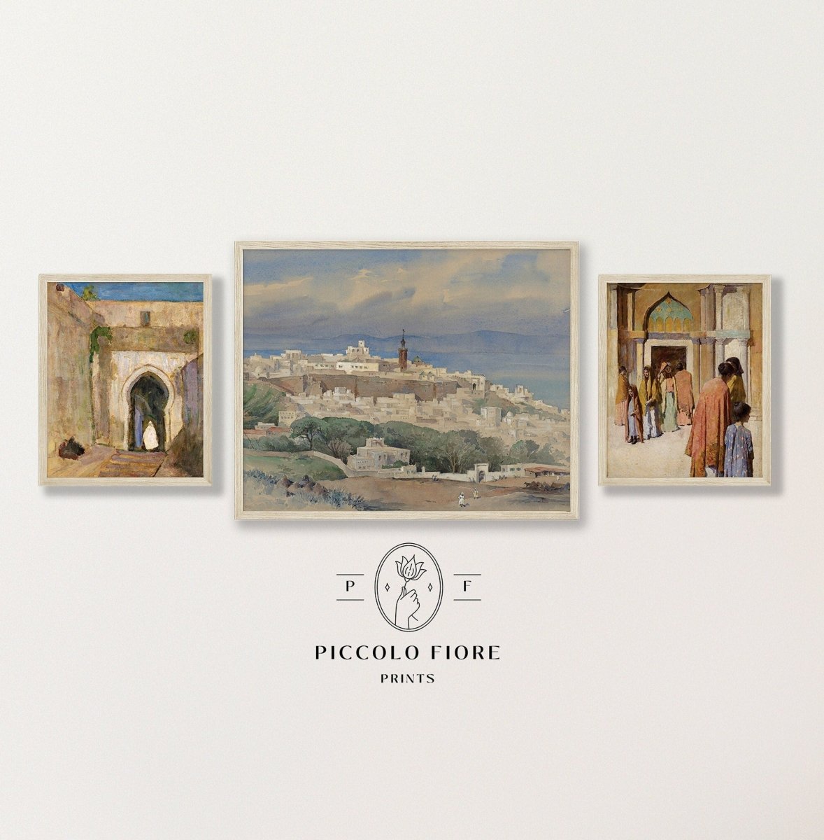Morocco | Gallery Wall Set | 3 Prints | S9 - 9.16 - Gallery Wall Set - Piccolo Fiore Prints