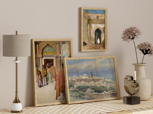 Morocco | Gallery Wall Set | 3 Prints | S9 - 9.16 - Gallery Wall Set - Piccolo Fiore Prints