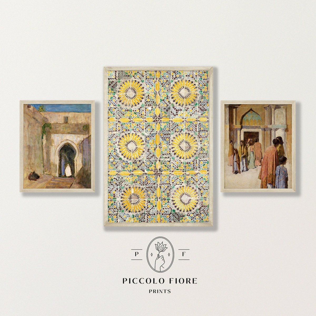 Morocco | Gallery Wall Set | 3 Prints | S9 - 9.19 - Gallery Wall Set - Piccolo Fiore Prints