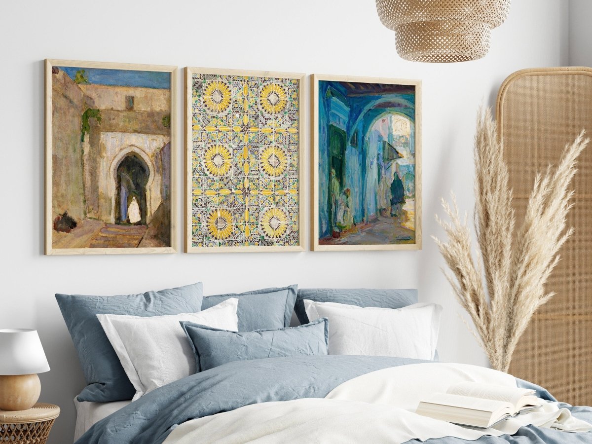 Morocco | Gallery Wall Set | 3 Prints | S9 - 9.6 - Gallery Wall Set - Piccolo Fiore Prints