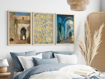 Morocco | Gallery Wall Set | 3 Prints | S9 - 9.6 - Gallery Wall Set - Piccolo Fiore Prints