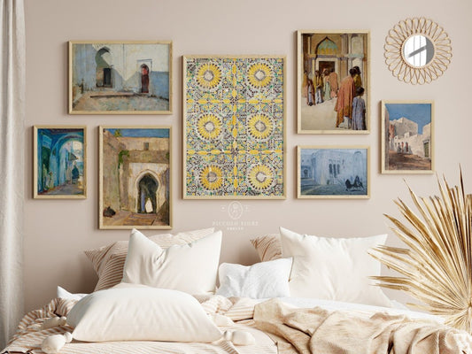 Morocco | Gallery Wall Set | 7 Prints | S9 - 9.4 - Gallery Wall Set - Piccolo Fiore Prints