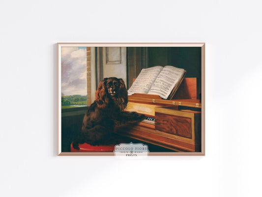 Musical Dog | P460 - Single Art Prints - Piccolo Fiore Prints
