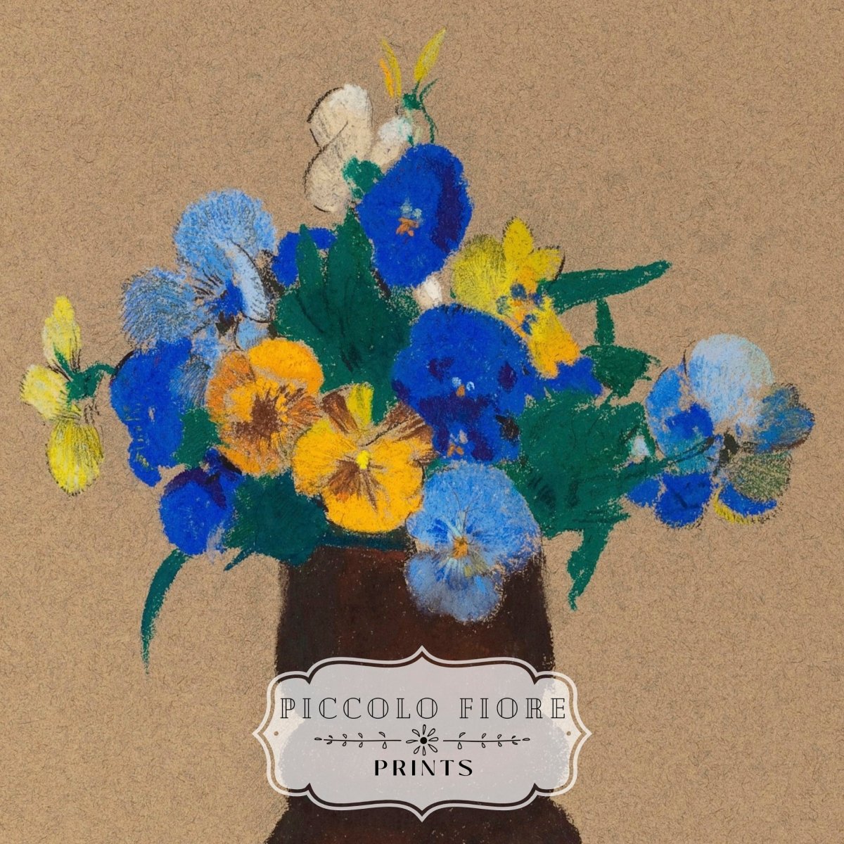 Pansies | P104 - Single Art Prints - Piccolo Fiore Prints