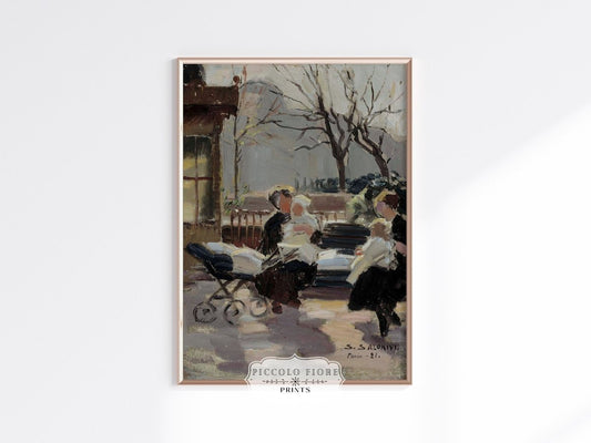 Park in Paris | P439 - Single Art Prints - Piccolo Fiore Prints