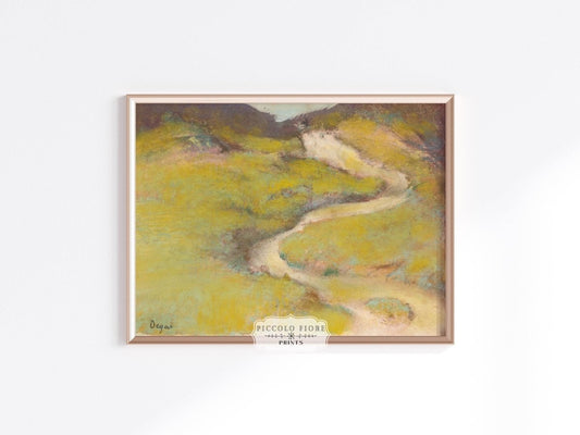 Pathway in a Field | P139 - Single Art Prints - Piccolo Fiore Prints